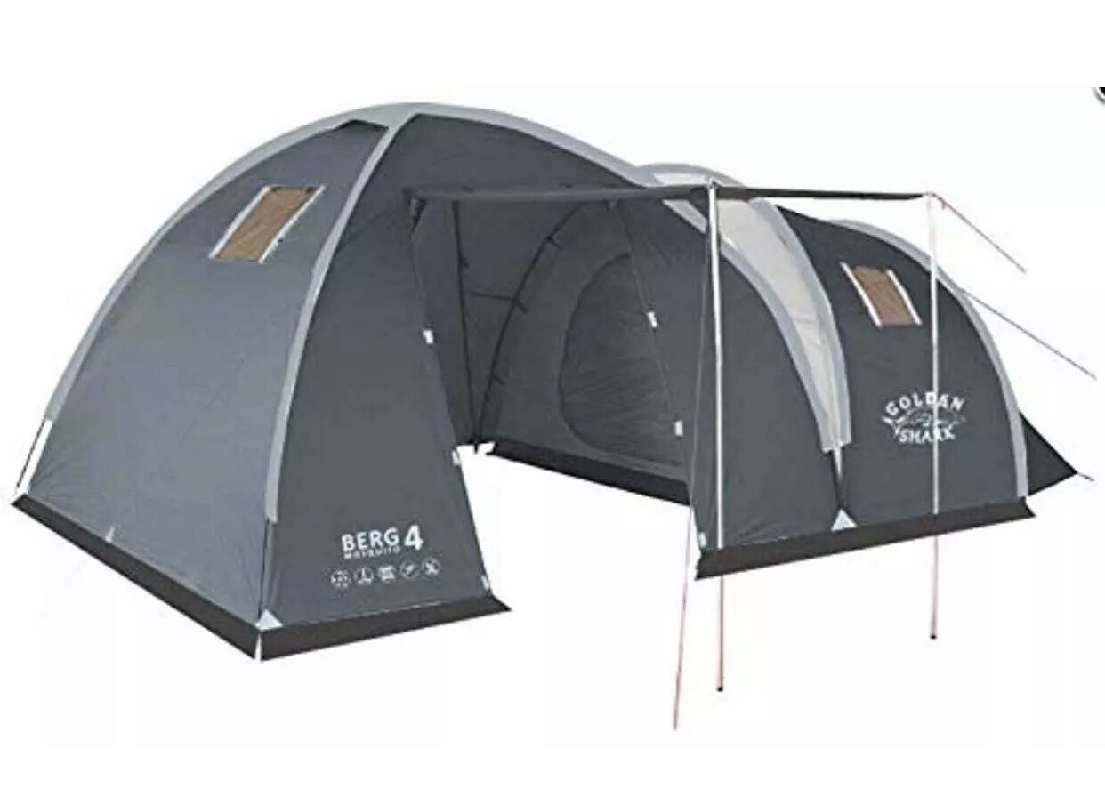 Golden Shark Berg 4 PopUp Ultralight Tent Four Season for Four Person Waterproof Golden Shark Berg 4 PopUp Ultralight Tent Four Season for Four Person Waterproof