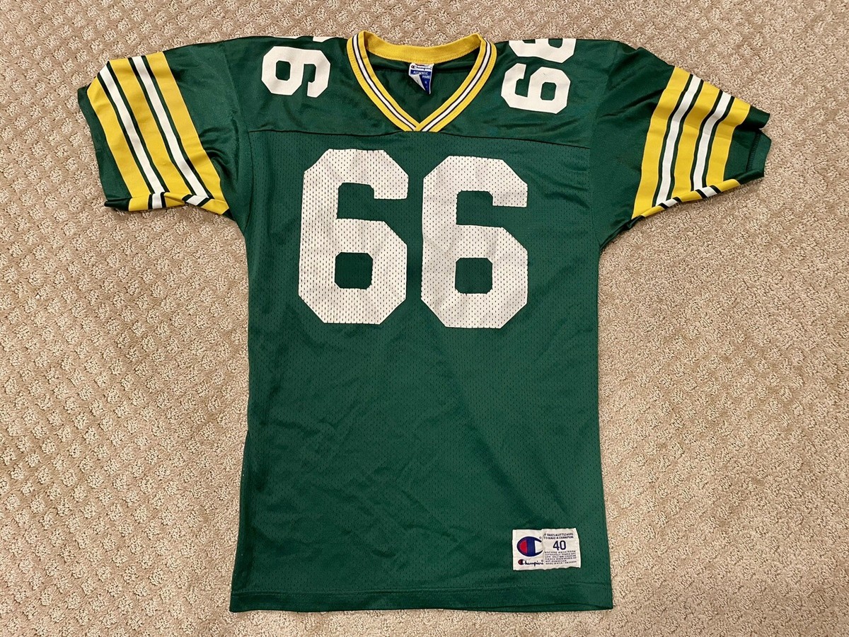 Vintage Ray Nitschke #66 Green Bay Packers Champion Jersey Size 40