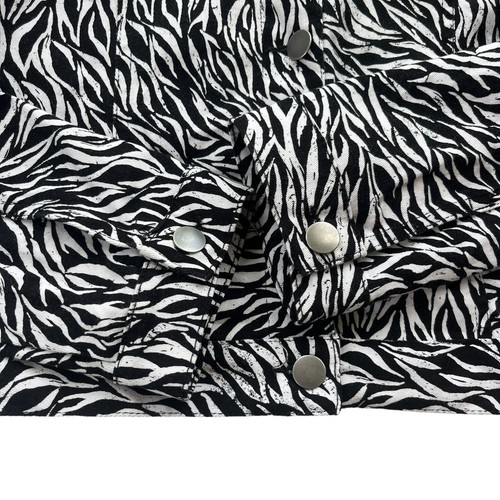 Disney D-Signed Girl’s XL Black White, Zebra Print Button Cotton Jacket #L865JC1 - Picture 10 of 19