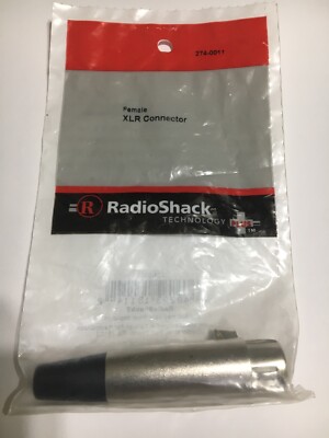 NEW RadioShack Female XLR Connector 274-0011