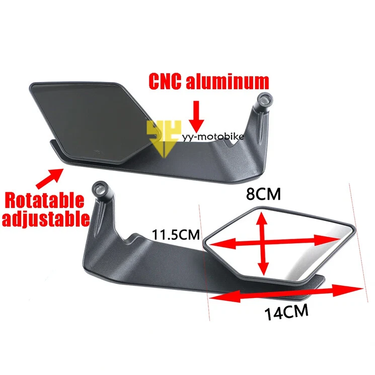 Side View Mirror Rearview Mirrors For BMW M1000XR S1000R F900R F900XR G310R/GS - Image 3 of 4