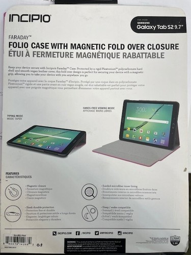 Incipio FARADAY Folio Case w/ Magnetic Closure for Samsung Galaxy Tab S2 (9.7") - Picture 2 of 2