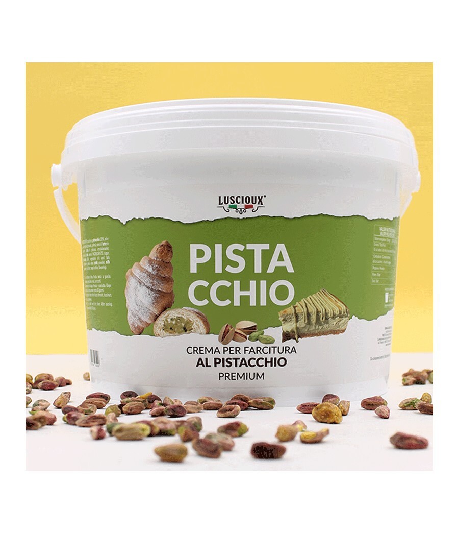 Crema de pistacho italiana de 5 kg (11 lb), perfecta para relleno de chockolate de Dubai