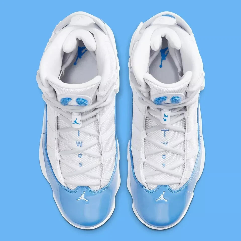 Nike Air Jordan 6 Rings Shoes UNC 'University Blue' CW7037-100 Men's Sizes New | eBay