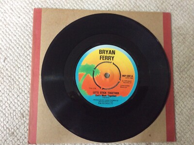 Bryan Ferry - Sea Breezes - Let's Stick Together - Vinyl Record 7'' Single ***VGC