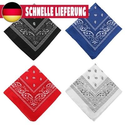 Bandanas Scarf, Multifunction Headwear Bandana Cycling Headband Handkerchief (Bl
