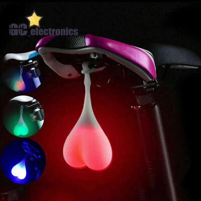 GCSUPERMARKET LUCES DE BOLA DE BICICLETA Bicicleta Ciclismo LED Flash Noche Corazón Seguridad Luz Trasera