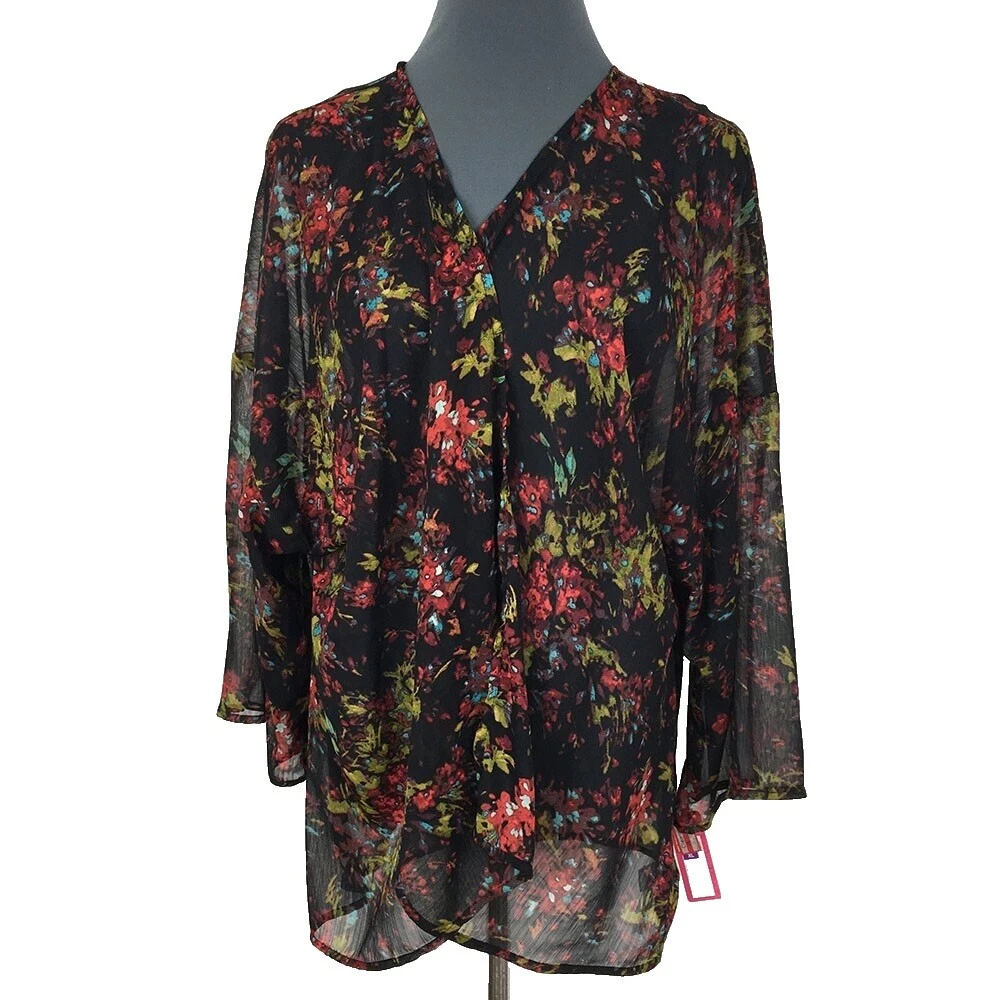 Blusa Top floral Poliéster Xhilaration para mujeres
