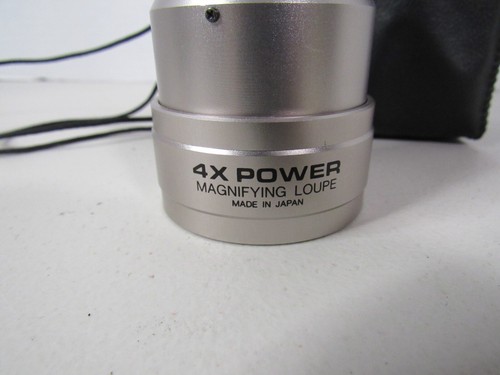 Nikon School Magnifying Loupe 4x w Black Holder *Used* Made in Japan - Picture 3 of 13
