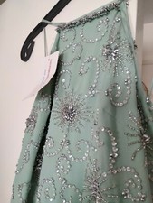 Gyan International Sequence Evening Long Dress Size 8 Excellent.