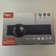 SMP Simplified Micro Projector LED Entertainment Home Cinema Projector