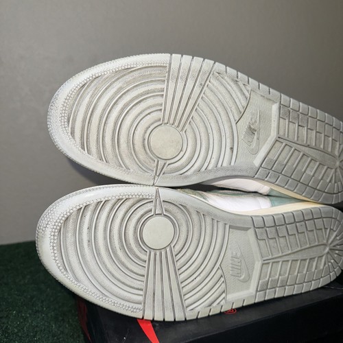 Size 12 - Jordan 1 Retro OG High Turbo Green - Pre Owned - 555088311 - FAST SHIP - Picture 10 of 13