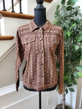 NWT- Carina Women Brown Blazer- Size Medium