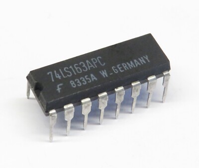 10 Stück 74LS163APC Synchronous 4-Bit Counter, Fairchild
