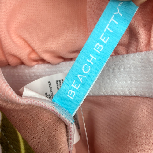 Beach Betty by Miracle Brands Women One Piece Swimsuit Keyhole Floral Size M New - Picture 3 of 13