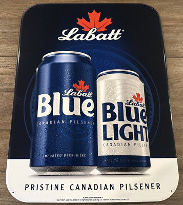 Labatt beer tin sign bar pub man cave game room Canada new 23 1/4 X 17 ...