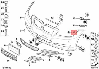 Genuine BMW M3 CRT E90 E91 316d 316i Set Mounts Pdc Sensor Front 