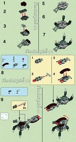 SW657 Lego Star Wars Droideka Destroyer Droid Minifigure from 75000 brand NEW 