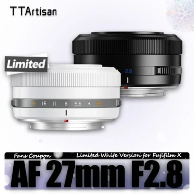 TTArtisan 27mm F2.8 XF APS-C Auto Focus Lens for Fujifilm Fuji X mount X-T3 X-T4