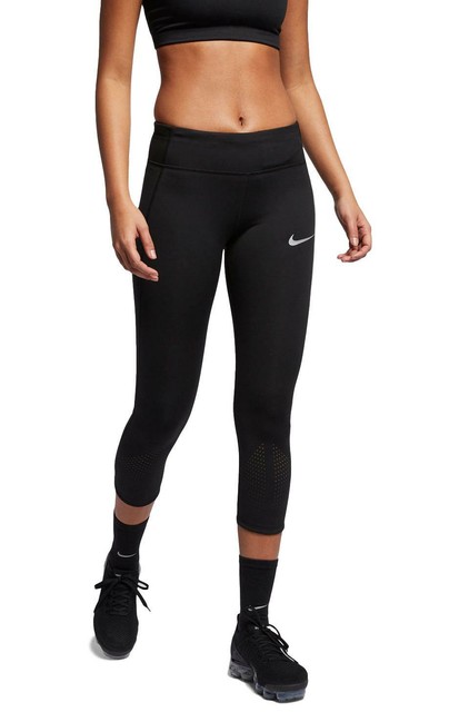 Nike Womens Black Logo Dri-fit Running 