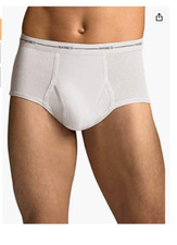 Hanes Men's White Briefs FreshIQ ComfortSoft Comfort Flex Waistband 8PK - 2XL