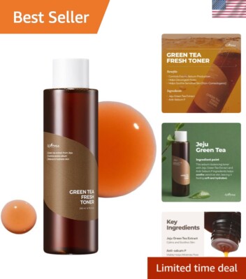 Jeju Green Tea Toner 200ml | Sebum Control & Refreshing Skin Treatment