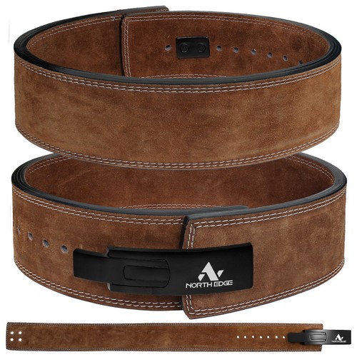 Weightlifting lever Belt Power Strengthen Gym Leather Body Fitness Training Belt - Picture 11 of 14
