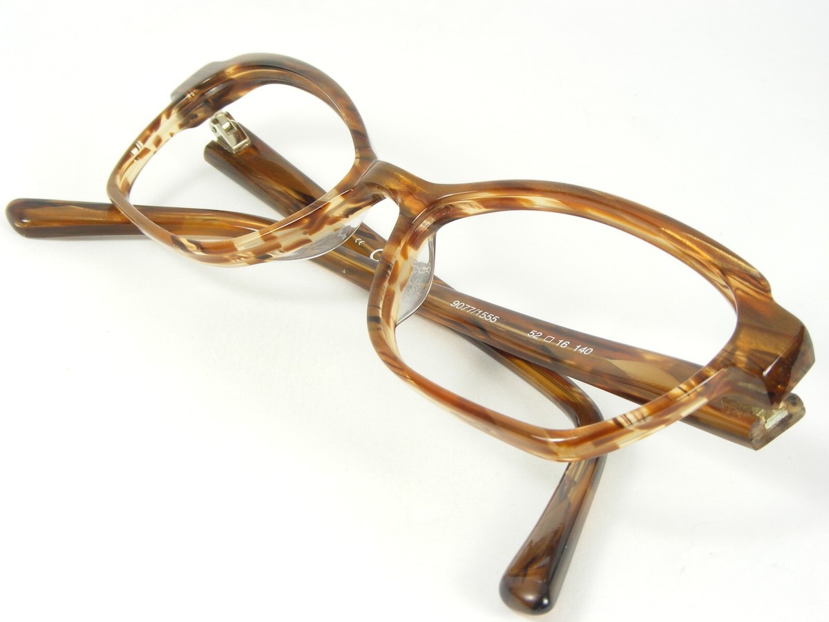 OGI EVOLUTION 9077 1555 BROWN TIGER EYEGLASSES GLASSES FRAME 52-16