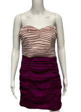 Express women's strapless formal evening dress multicolor size 10