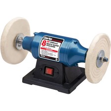 Clarke CBB200 200mm Bench Buffer/Polisher (230V) - Includes x2 Polishing Mops