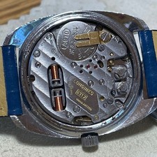 Longines Flagship Ultronic Cal 6312 Tuning Fork Orologio Vintage Quadrante Nero Data