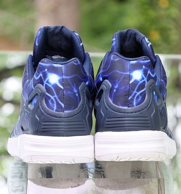Adidas Zx Flux Neutron 2015 Men's Size 12 Blue Custom B24393 | eBay