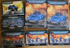 Warhammer 40k Space Marines Sets.  Ultramarines Blood Angels Primaris