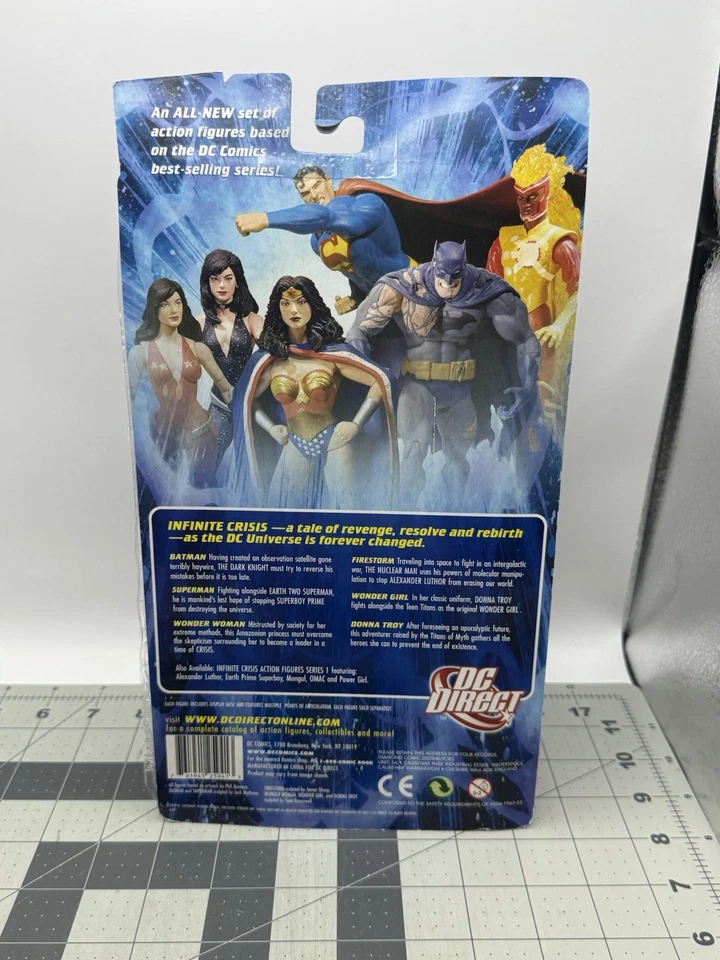 Figura DC Direct Infinite Crisis Firestorm 2007 Serie 2 7" Nueva Algunas Tarjetas Pliegues Foto 3 de 4