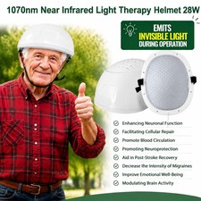 Home Use 1070nm LED PBM Helmet 280 Diodes Red Light Therapy for Chronic Migraine