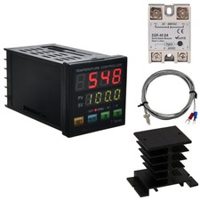 PID Temperature Controller Meter Indicator, Digital Universal Thermostat C an...