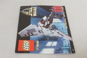 Vintage LEGO Star Wars : IMPERIAL SHUTTLE #7166  (Manual Book Only) 2001