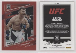2022 Panini Donruss Optic UFC Red Prizm /199 Stipe Miocic #50