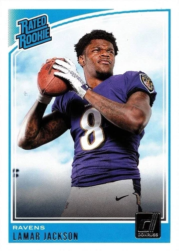 2018 Panini Donruss Rated Rookie Lamar Jackson #317 (RC)  🔥🔥🐦‍⬛🐦‍⬛