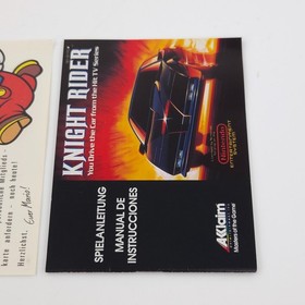 Nintendo NES Spiel: Knight Rider - OVP CIB Komplett (PAL-B EEC)