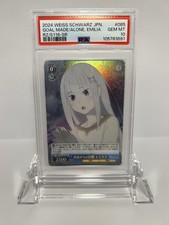 Emilia PSA 10 Weiss Schwarz Re:Zero vol.3 Goals Made Alone RZ/S116-085
