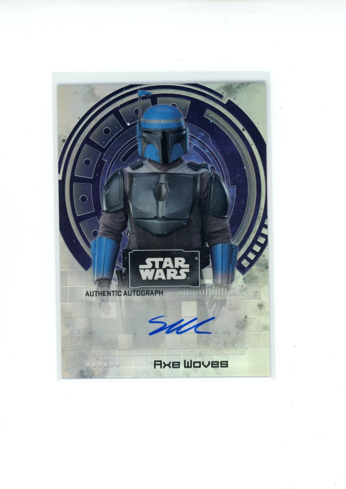 2022 Topps Star Wars Signature Series Simon Kassianides as Axe Woves #A-SK Auto