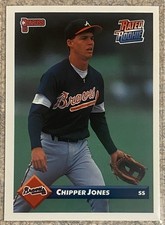 1993 Donruss “Rated Rookie” Chipper Jones (RC) #721