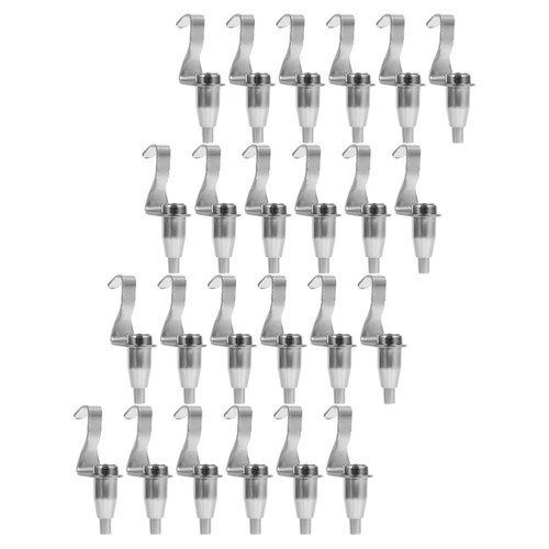24 Pcs Wire Rope Locker Rail Hook for Hanging System Heavy Duty Picture ...