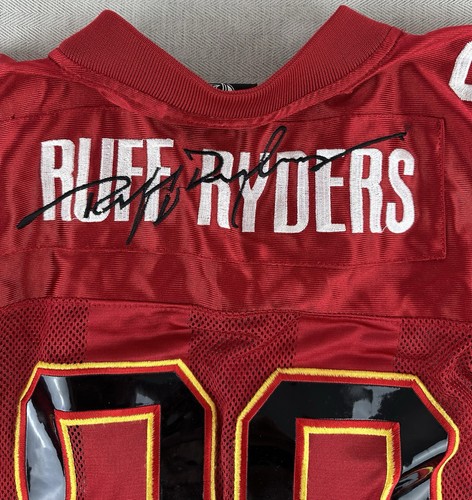 Camisa de Colección Ruff Riders Para Hombres Talla S 88 Roja Denim Sucio Rap Ride Or Die Suelta - Imagen 12 de 13