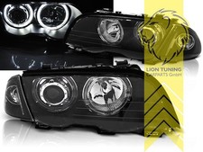 CCFL Angel Eyes Scheinwerfer f�r BMW E46 Limousine Touring schwarz