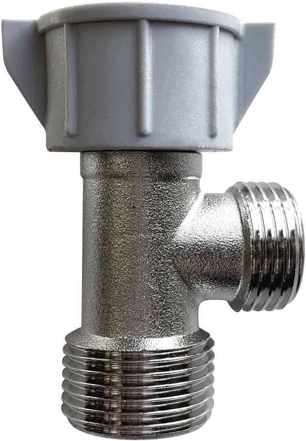 7/8x7/8x1/2 Hybrid Metal Plastic Bidet T-Adapter for Cold Water