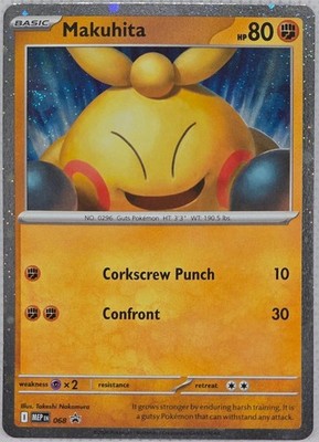 Makuhita 068 Cosmo Promo ME: Mega Evolution Promo Pokemon Holo Near Mint