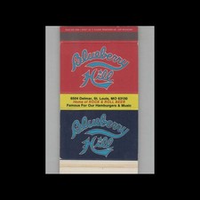 Matchbox Cover Blueberry Hill St. Louis MO