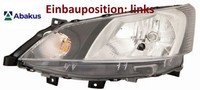 Abakus 115-1125L-LD-EM Hauptscheinwerfer Links Scheinwerfer FüR Nissan